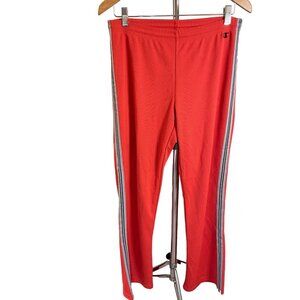 Vintage 90s Champion Orange Striped Pull On Track Pants Sz S